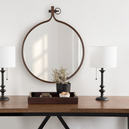 Specchio da parete rotondo Yitro di Kate e Laurel