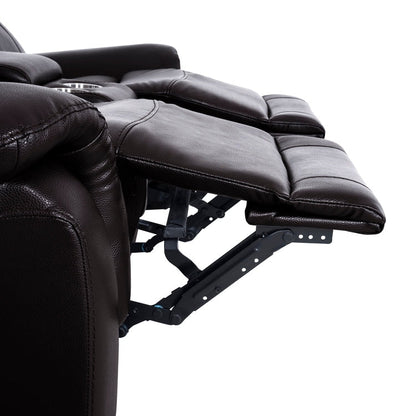 Collezione di divani reclinabili manuali in pelle per il soggiorno Mobili reclinabili in pelle per l'ufficio domestico Soggiorno