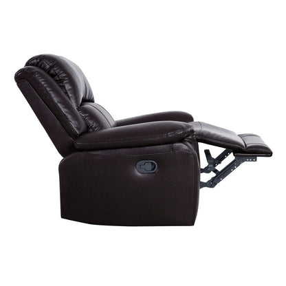 Collezione di divani reclinabili manuali in pelle per il soggiorno Mobili reclinabili in pelle per l'ufficio domestico Soggiorno