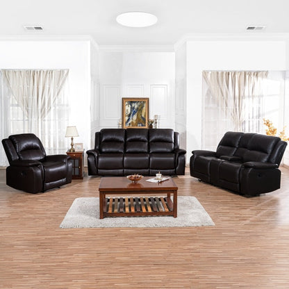 Collezione di divani reclinabili manuali in pelle per il soggiorno Mobili reclinabili in pelle per l'ufficio domestico Soggiorno