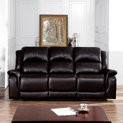 Collezione di divani reclinabili manuali in pelle per il soggiorno Mobili reclinabili in pelle per l'ufficio domestico Soggiorno