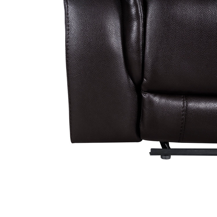 Collezione di divani reclinabili manuali in pelle per il soggiorno Mobili reclinabili in pelle per l'ufficio domestico Soggiorno