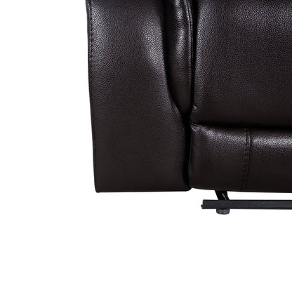 Collezione di divani reclinabili manuali in pelle per il soggiorno Mobili reclinabili in pelle per l'ufficio domestico Soggiorno