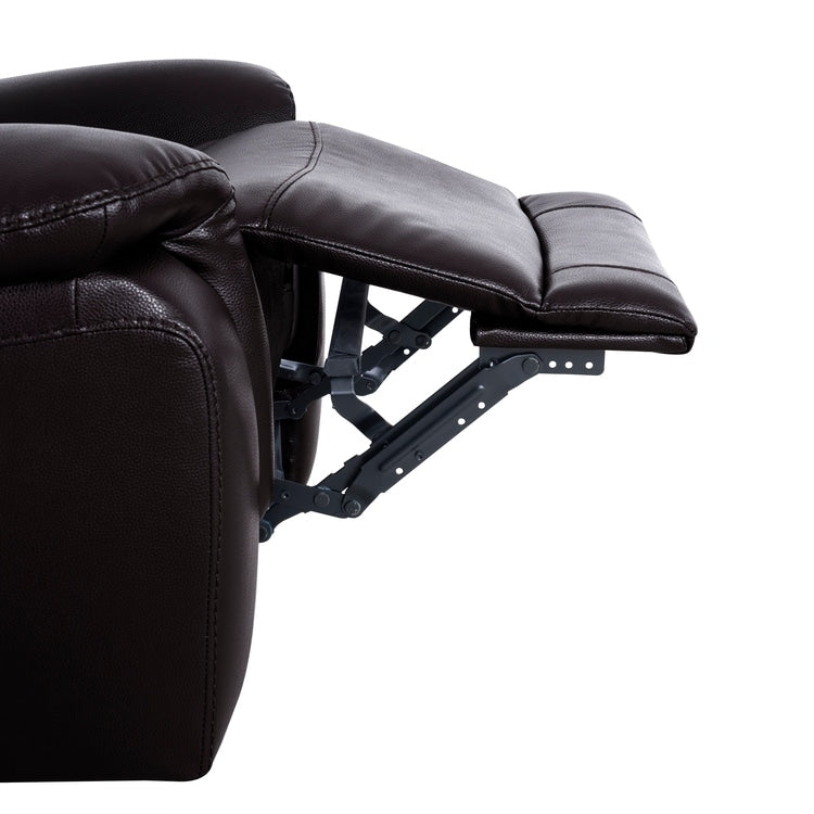 Collezione di divani reclinabili manuali in pelle per il soggiorno Mobili reclinabili in pelle per l'ufficio domestico Soggiorno