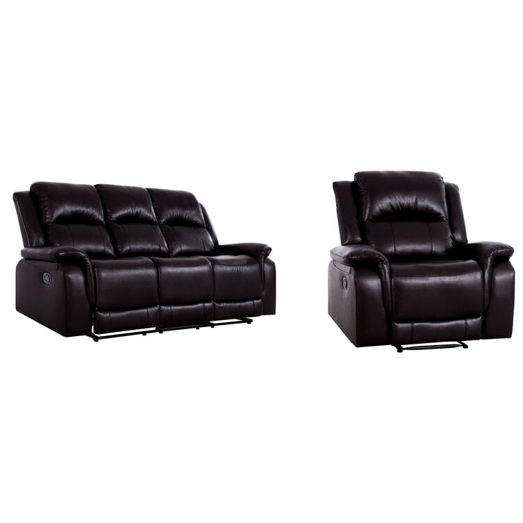 Collezione di divani reclinabili manuali in pelle per il soggiorno Mobili reclinabili in pelle per l'ufficio domestico Soggiorno