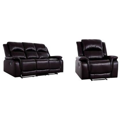 Collezione di divani reclinabili manuali in pelle per il soggiorno Mobili reclinabili in pelle per l'ufficio domestico Soggiorno