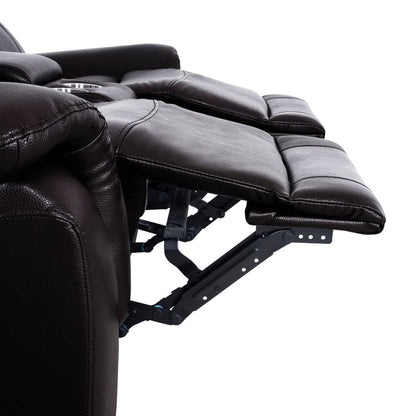 Collezione di divani reclinabili manuali in pelle per il soggiorno Mobili reclinabili in pelle per l'ufficio domestico Soggiorno