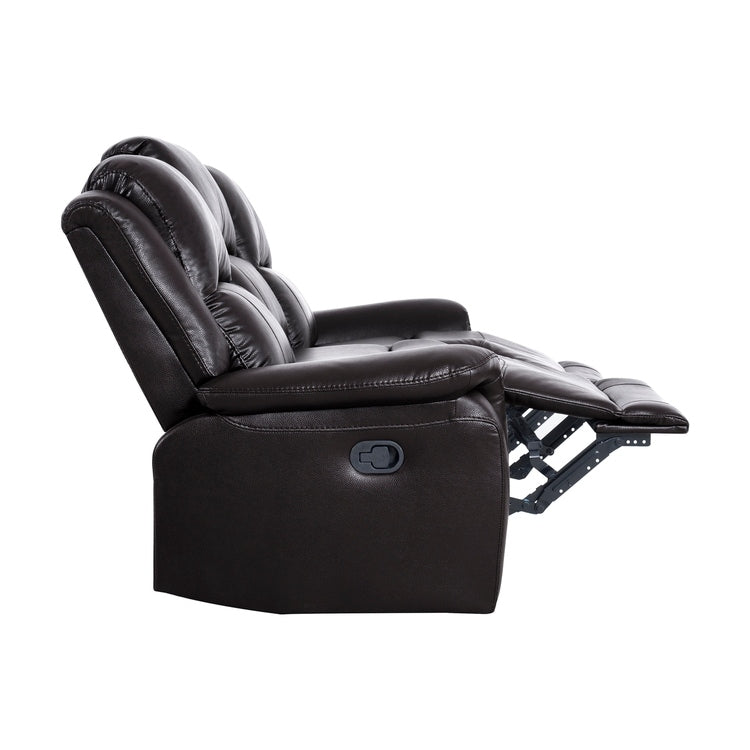 Collezione di divani reclinabili manuali in pelle per il soggiorno Mobili reclinabili in pelle per l'ufficio domestico Soggiorno