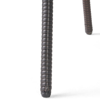 Set da pranzo in vimini da 5 pezzi Kendricks Outdoor con cuscini di Christopher Knight Home