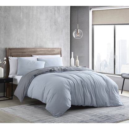 Set copripiumino reversibile Miro Solid di Kenneth Cole New York