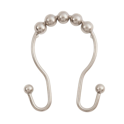 Tenda da doccia con rullo perline Kenney, doppi ganci, set da 12