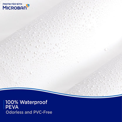 Rivestimento doccia Kenney Microban in PEVA di peso medio, 70 L x 72 A