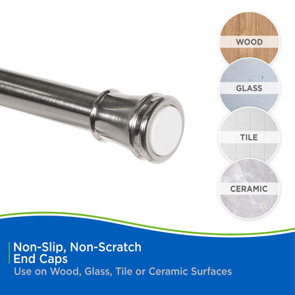 Asta di utilità Kenney Twist &amp; Fit 1 tensione, 48-84