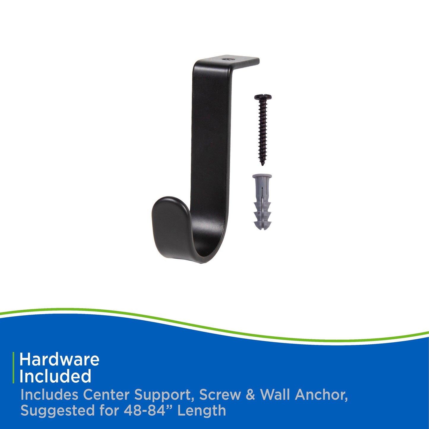 Asta di utilità Kenney Twist &amp; Fit 1 tensione, 48-84