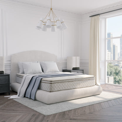 Materasso premium in memory foam ibrido di lusso Kescas da 10 pollici