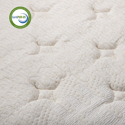 Materasso premium in memory foam ibrido di lusso Kescas da 10 pollici