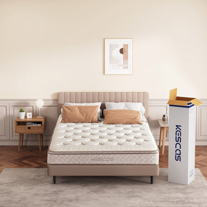 Materasso Premium in memory foam ibrido di lusso da 12 pollici
