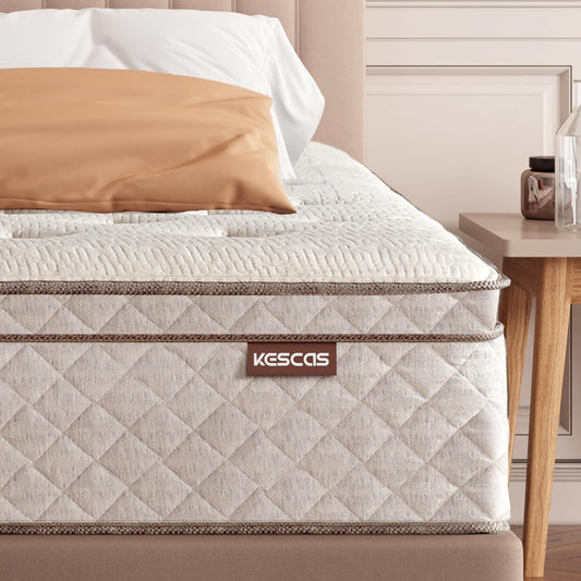 Materasso Premium in memory foam ibrido di lusso da 12 pollici