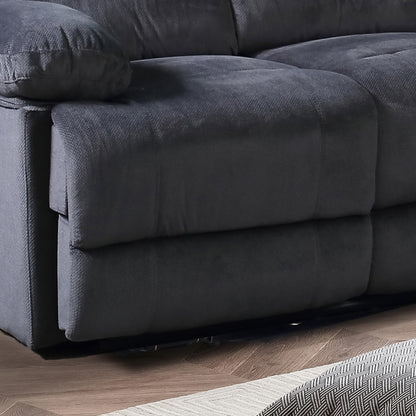 Divano reclinabile imbottito per soggiorno Kevin