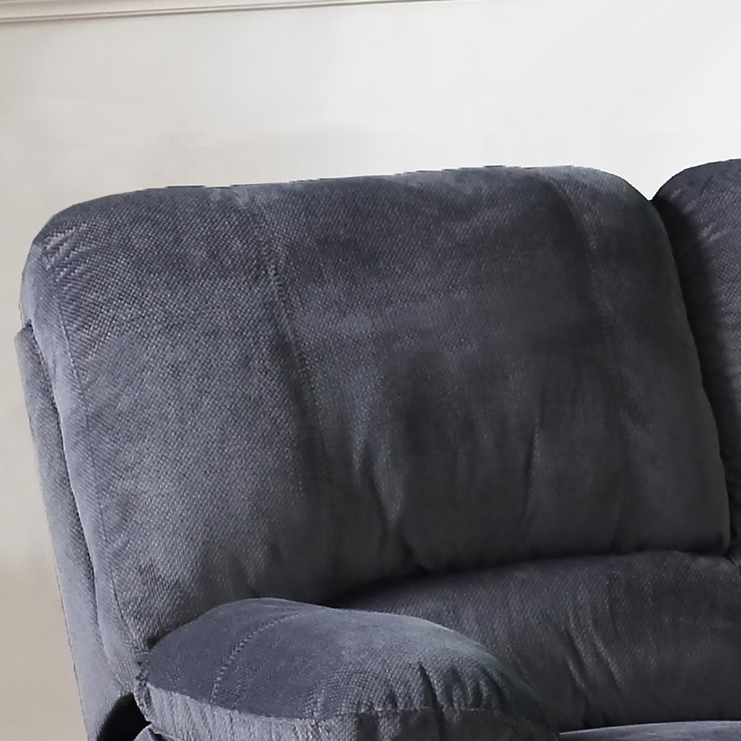 Divano reclinabile imbottito per soggiorno Kevin