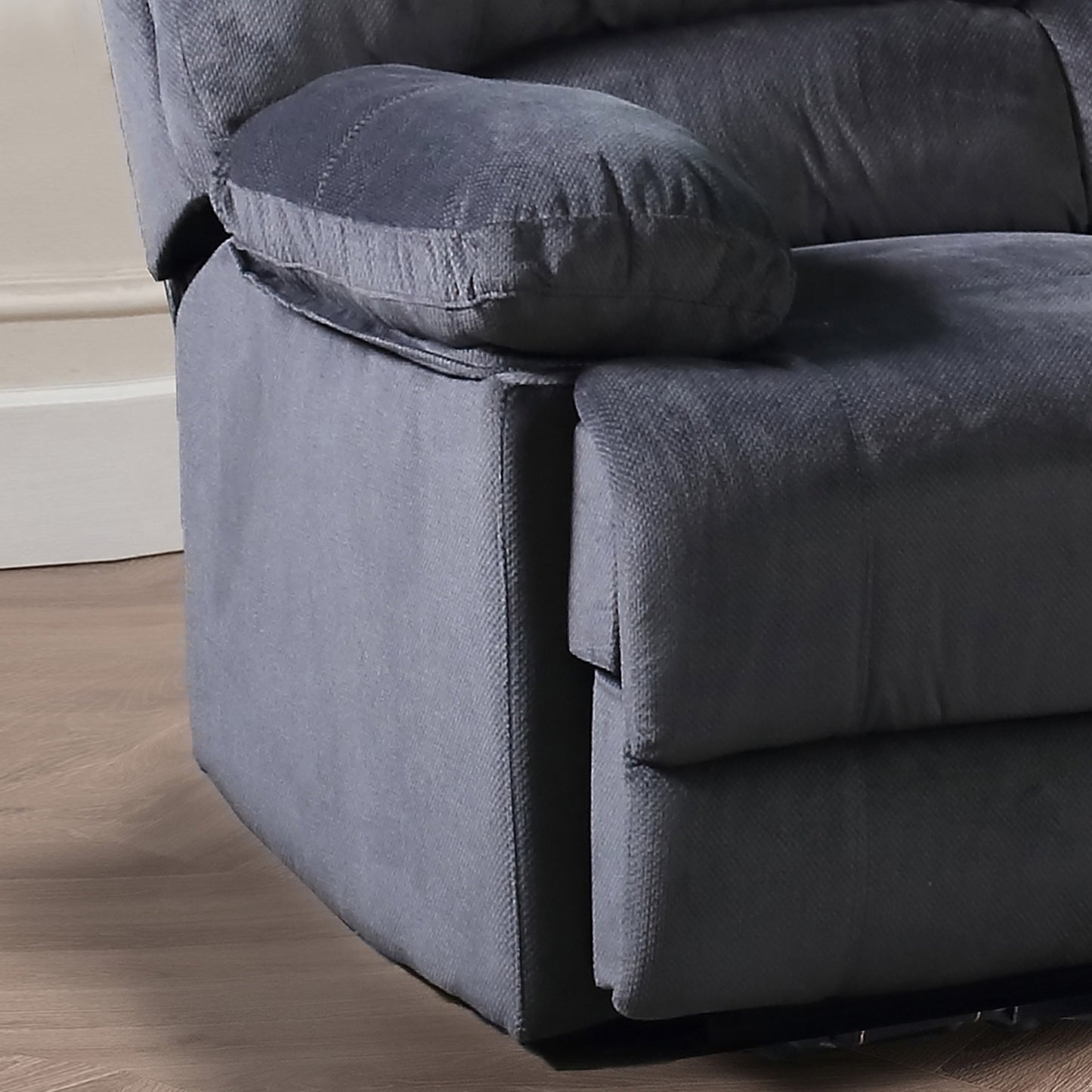 Divano reclinabile imbottito per soggiorno Kevin