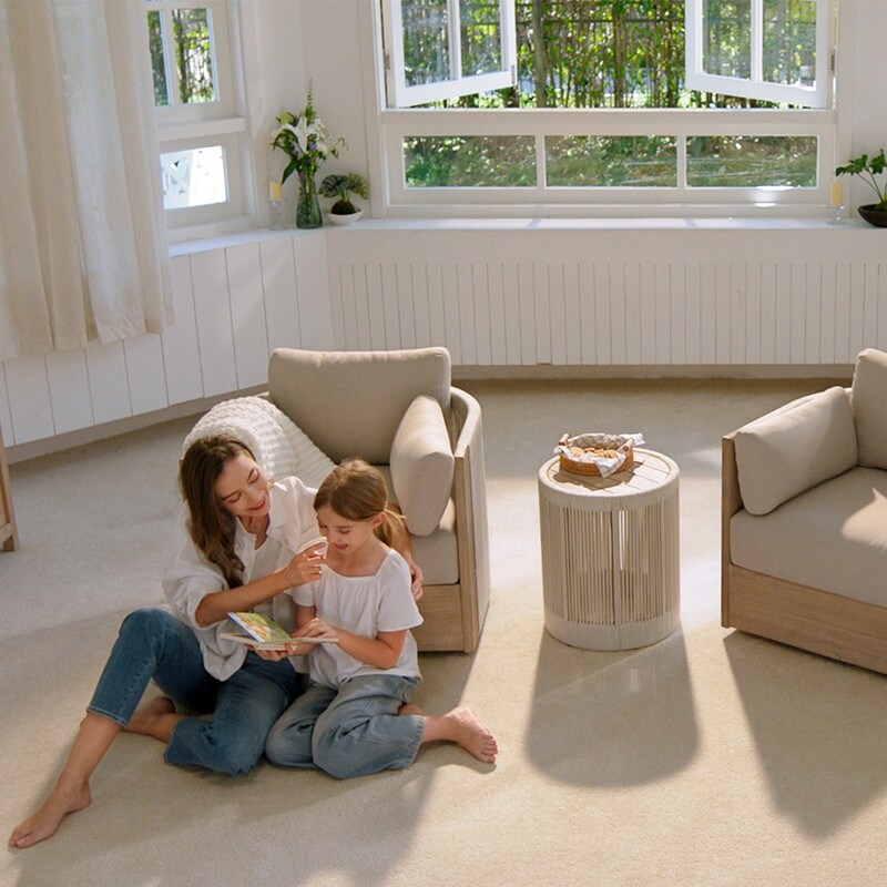 Sedia girevole per mobili da giardino in legno Khloe