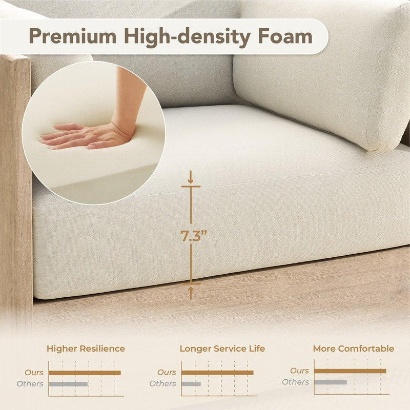 Sedia girevole per mobili da giardino in legno Khloe