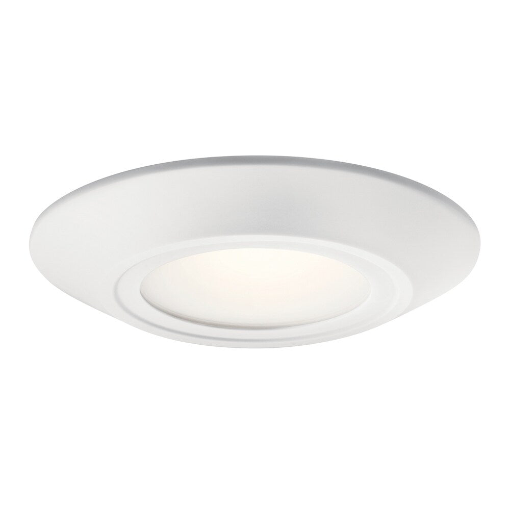 Kichler Lighting Horizon 3000K LED Downlight Diffusore in vetro bianco