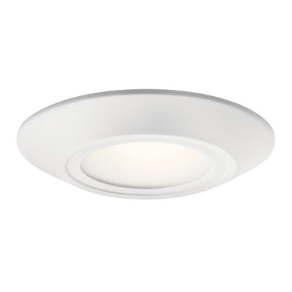 Kichler Lighting Horizon 3000K LED Downlight Diffusore in vetro bianco