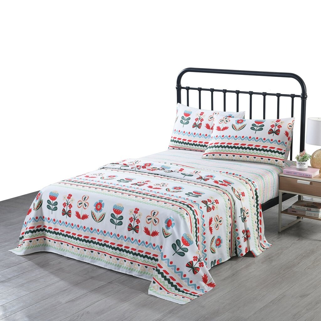 Lenzuolo di cotone per bambini, lenzuolo singolo/matrimoniale, lenzuolo per bambine, SH019