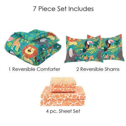 Letto Kidz Mix Jungle Safari in una borsa, singolo