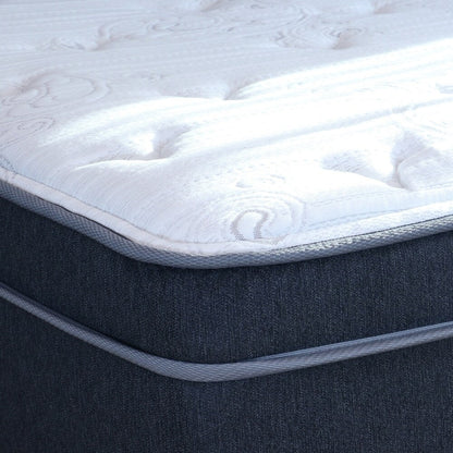 Set di materassi ibridi in lattice King Koil Corsette da 12 pollici Euro Top