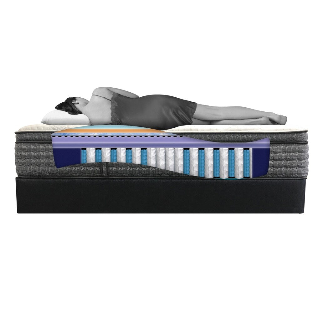 Materasso King Koil Dream Select Evia Euro Top da 13,5 pollici