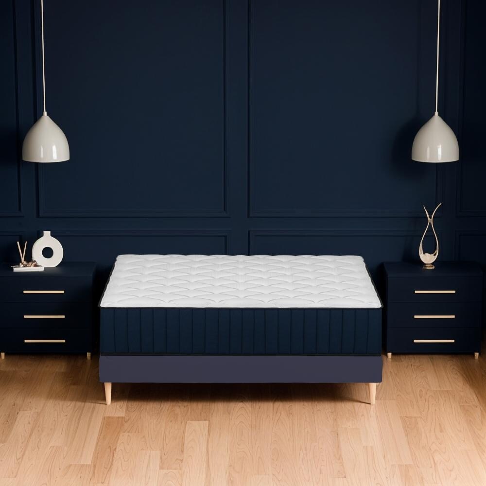 Materasso ibrido premium a molle insacchettate con supporto per bordi in memory gel rinfrescante, misura King Size - 12 cm