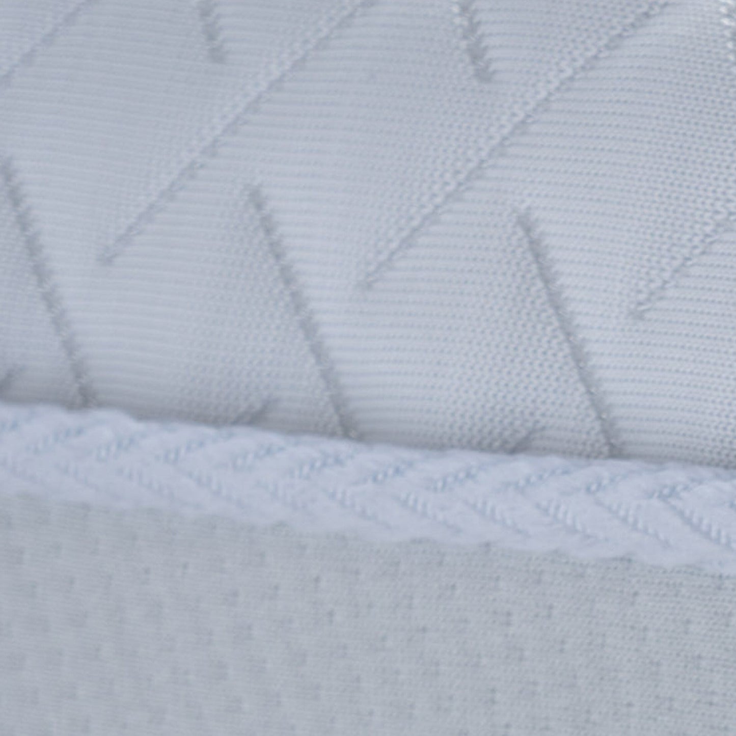 Materasso King Size ibrido con supporto medio-rigido, schiuma bianca da 11 pollici