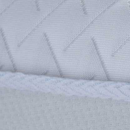 Materasso King Size ibrido con supporto medio-rigido, schiuma bianca da 11 pollici