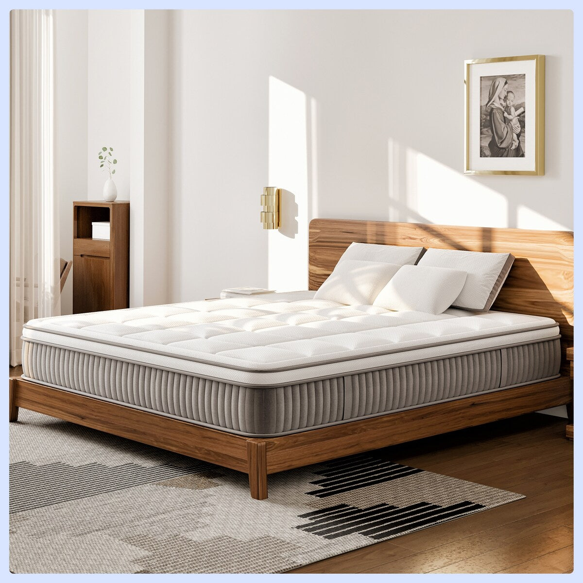 Materasso King Size con gel rinfrescante - Tessuto in memory foam da 12 pollici