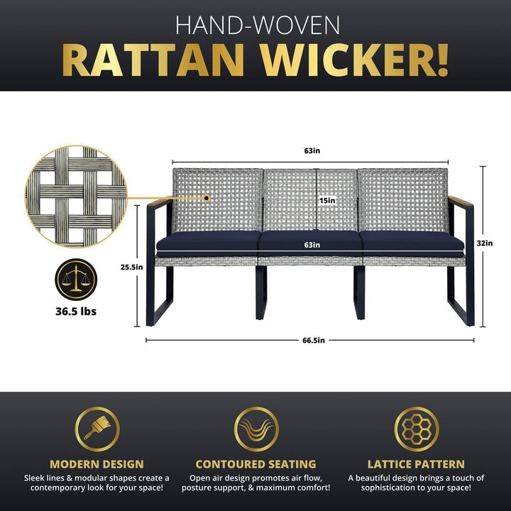 Set braciere da esterno Kinger Home Ore da 5 pezzi per patio