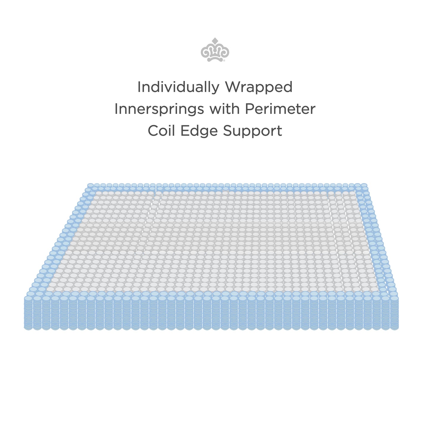 Materasso di lusso Kingsdown Prime Parkman Firm Innerspring Multi-Layered Comfort Cool Quilted Top da 12 pollici con opzione set