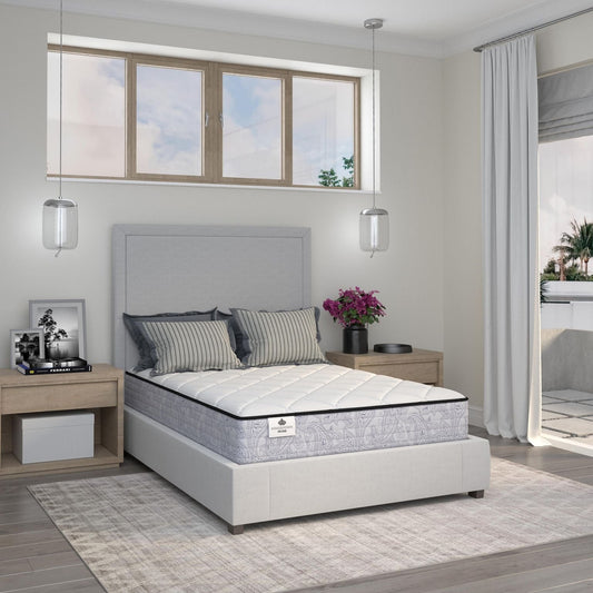 Materasso di lusso Kingsdown Prime Parkman Firm Innerspring Multi-Layered Comfort Cool Quilted Top da 12 pollici con opzione set