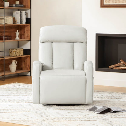 Poltrona reclinabile elettrica Kinsley a triplo motore in pelle con regolazione lombare