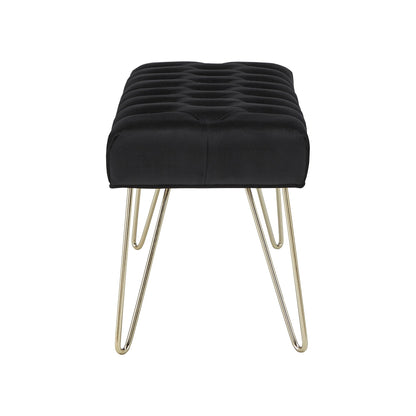 Panca imbottita in velluto Klaus di iNSPIRE Q Bold