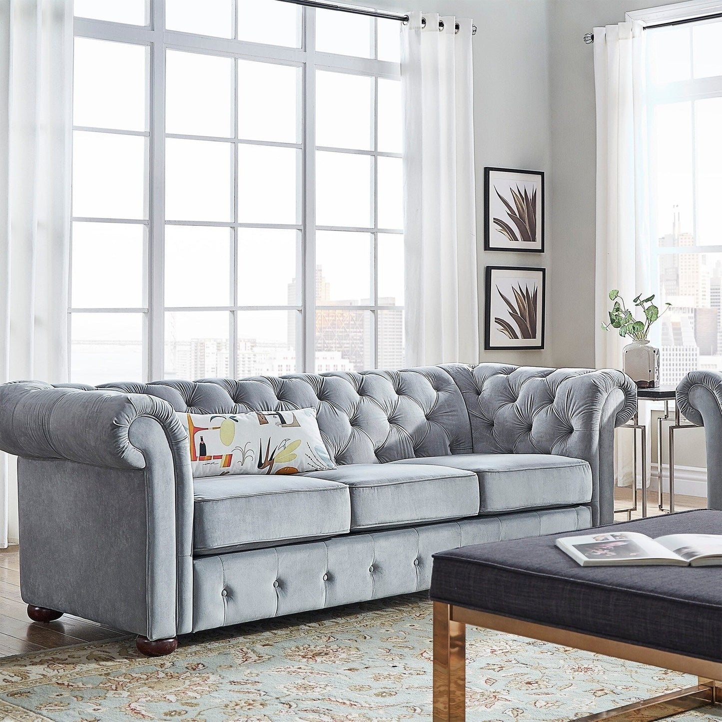 Divano Chesterfield imbottito Knightsbridge di iNSPIRE Q Artisan