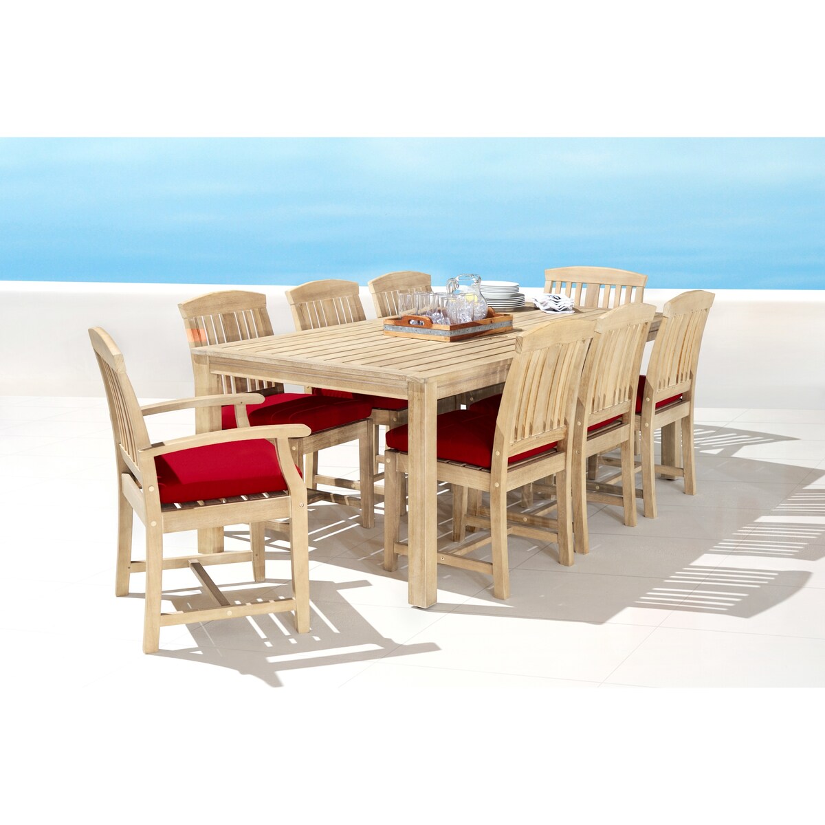 Set da pranzo per esterni Kooper Sunbrella da 9 pezzi