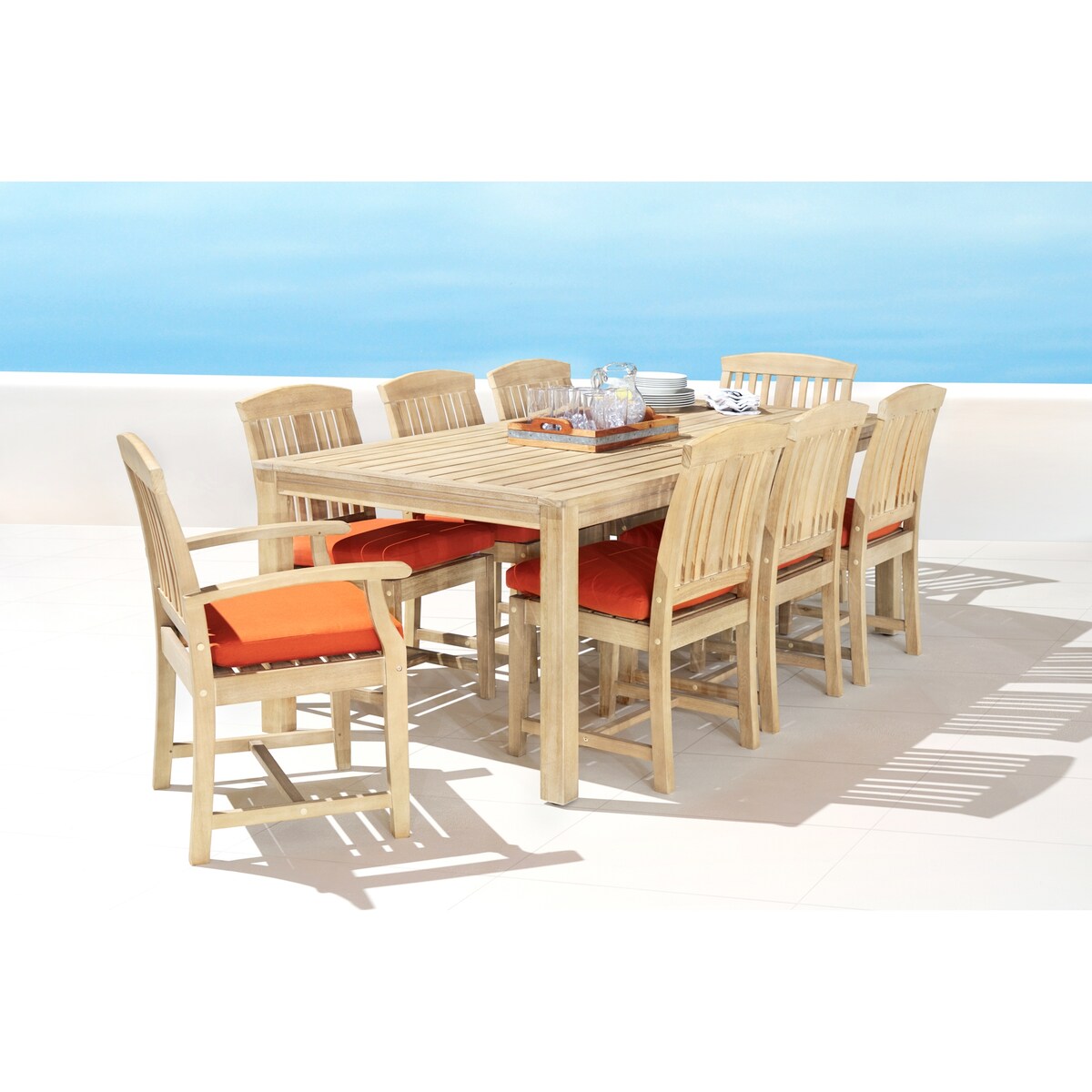 Set da pranzo per esterni Kooper Sunbrella da 9 pezzi