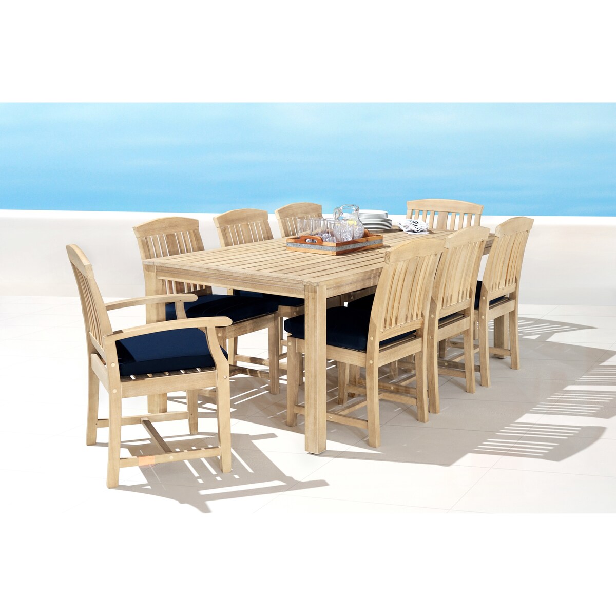 Set da pranzo per esterni Kooper Sunbrella da 9 pezzi