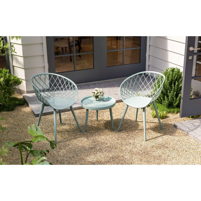 Set da salotto da giardino Jamesdar Kurv, 3 pezzi, stile Mid-Century Modern
