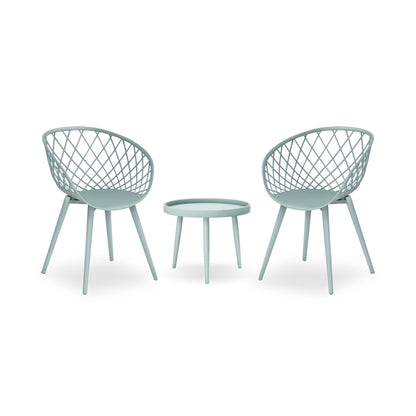 Set da salotto da giardino Jamesdar Kurv, 3 pezzi, stile Mid-Century Modern