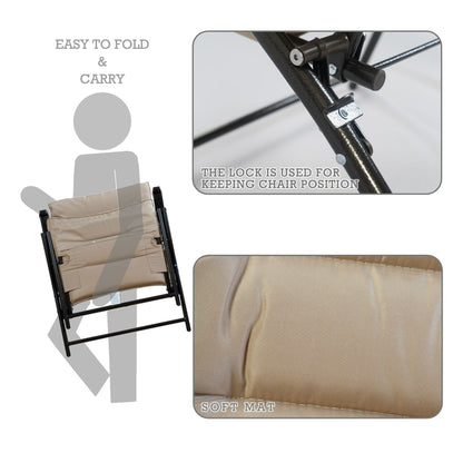 Kozyard Elsa 3 pezzi mobili da esterno per patio imbottiti pieghevoli set da bistrot