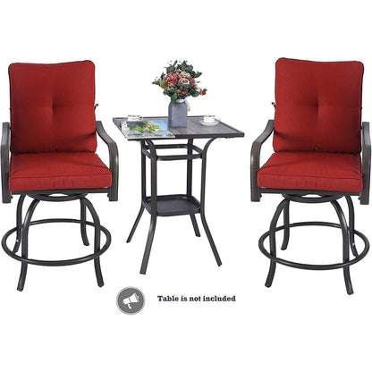Kozyard Isabella Set di sgabelli da bar/sedie girevoli alti